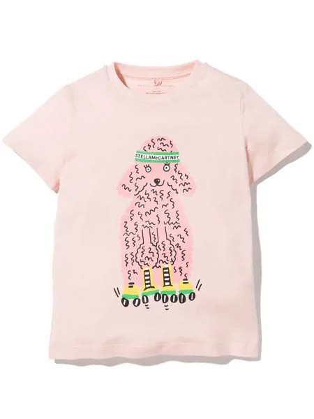 Stella McCartney Kids футболка Skating Poodle