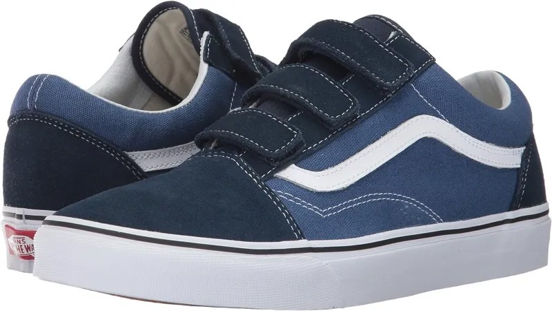 Кроссовки Vans Old Skool V, цвет (Suede/Canvas) Dress Blues/True Navy