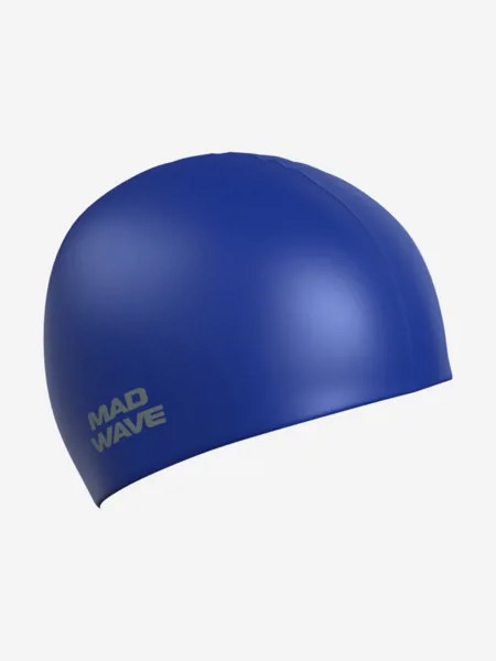 Силиконовая шапочка Mad Wave Intensive Silicone Solid, Синий