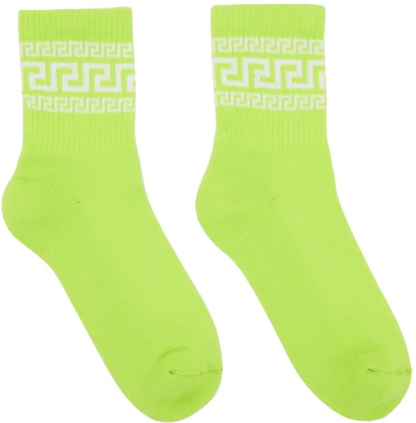 Зеленые спортивные носки Greca Versace