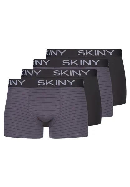 Трусы Skiny Retro Short/Pant Cotton, цвет Anthracite Stripe Selection