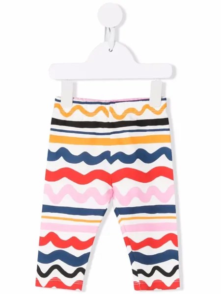 Stella McCartney Kids легинсы с абстрактным принтом