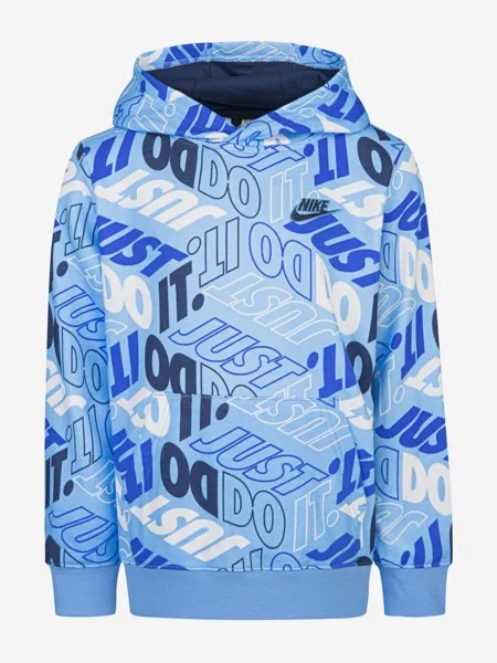 Худи для мальчиков Nike Block Aop, Синий