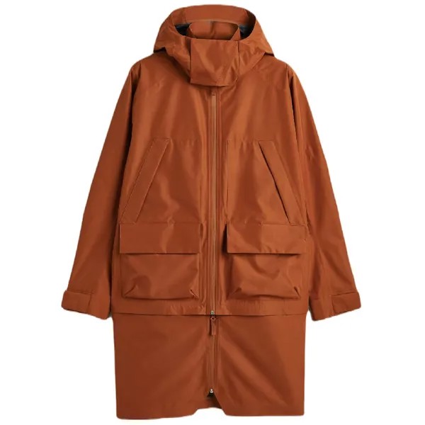 Куртка-парка H&M 2.5-layer in StormMove, коричневый