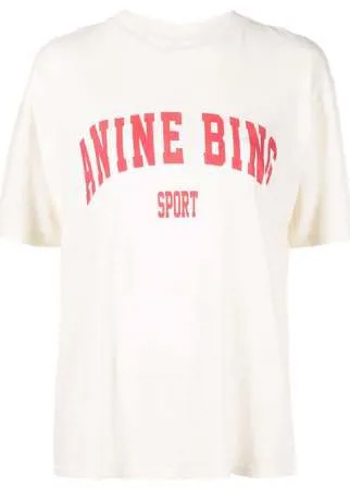 ANINE BING футболка William с логотипом