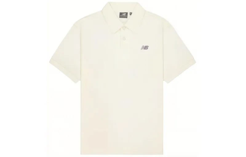Рубашка поло мужская Off White New Balance, кремовый