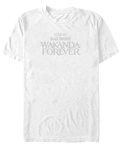 Мужская прозрачная футболка с коротким рукавом wakanda forever Fifth Sun, белый