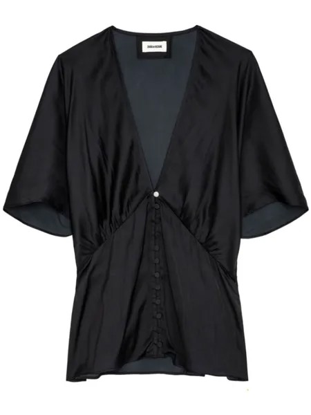 Zadig&Voltaire блузка Тодри, черный
