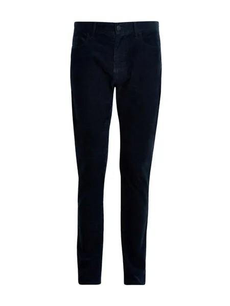 Узкие брюки Marks & Spencer, темно-синий