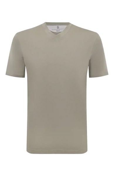 Хлопковая футболка  Brunello Cucinelli