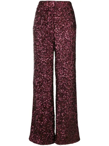 Victoria Victoria Beckham all over sequin wide leg trousers