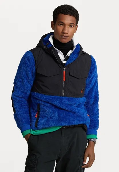 Флисовая толстовка LONG SLEEVE Polo Ralph Lauren, сапфировая звезда/черный