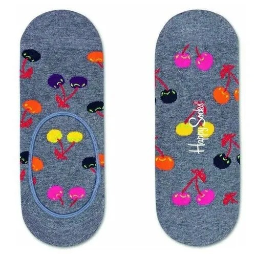 Носки Happy Socks, 1 пара, 2 уп., размер 25, серый