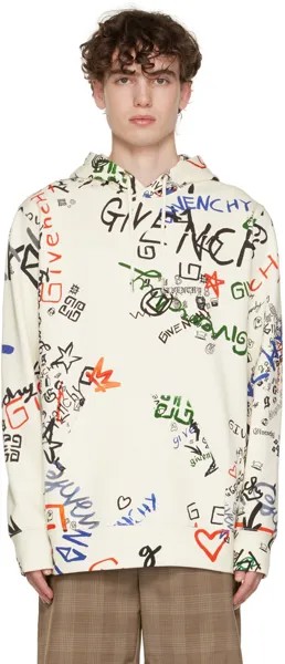 Толстовка Off-White с граффити Givenchy
