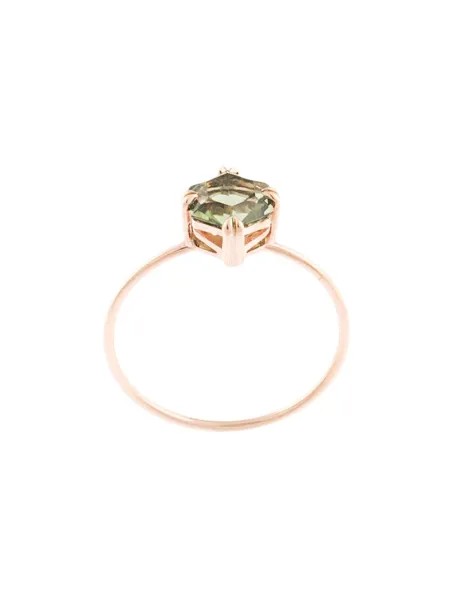 Natalie Marie кольцо из розового золота с молдавитом