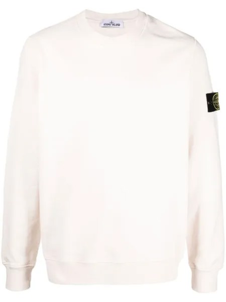Stone Island толстовка с нашивкой Compass, нейтральный цвет