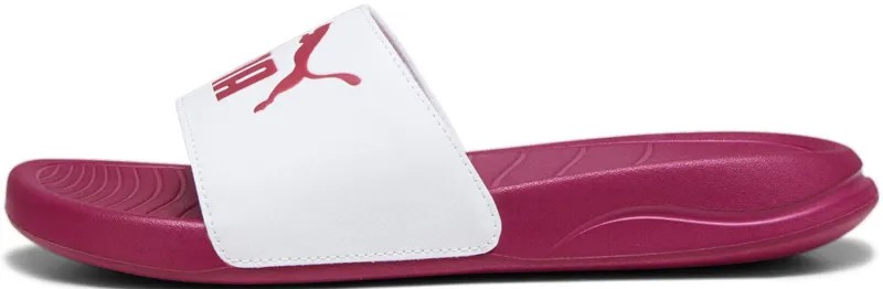 Шлепанцы Puma, красный белый