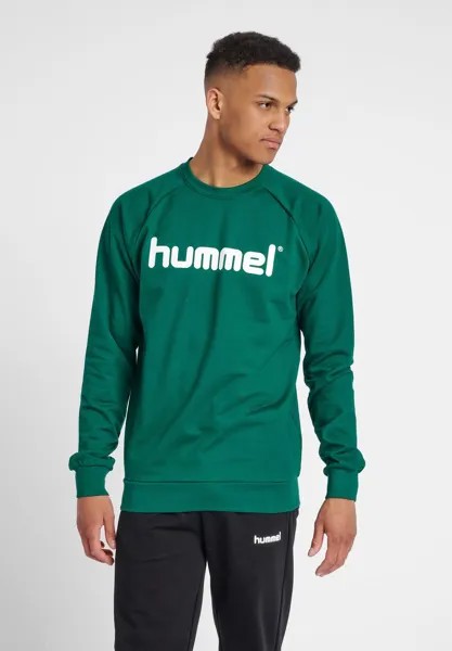 Толстовка с капюшоном Hummel, зеленый