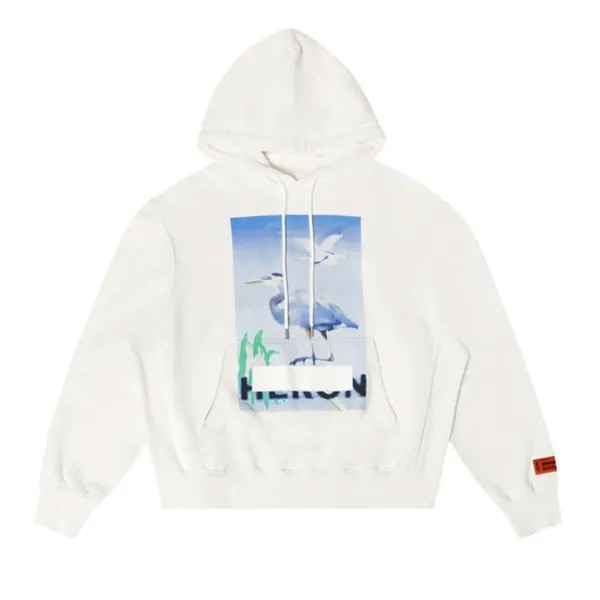 Худи Heron Preston Censored Heron Hoodie 'White/Light Blue', белый