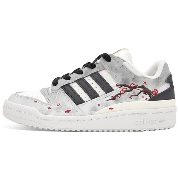 Кроссовки adidas Skateboarding Shoes Unisex Low-top Black/white/gray/red, черный/белый/серый