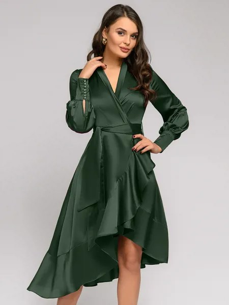 Вечернее платье женское 1001dress 0112001-30001EM зеленое 42