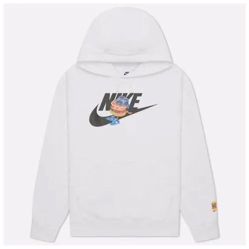Мужская толстовка Nike Sole Food Burger Fleece Hoodie белый , Размер M