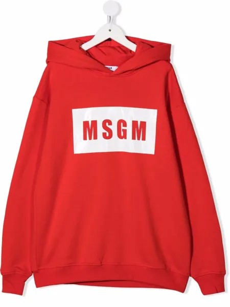 MSGM Kids худи с логотипом
