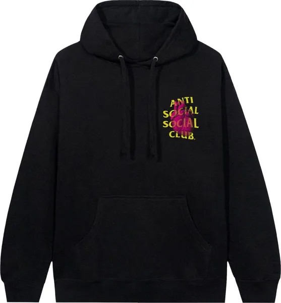 Худи Anti Social Social Club Pulse Check Hoodie 'Black', черный