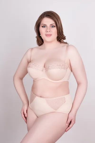 Трусы женские Milavitsa 265330 бежевые 3XL