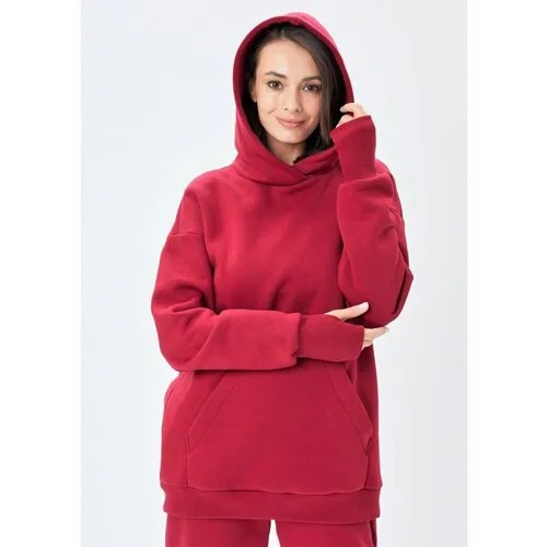 Худи спортивное HIGH TEMP 1037F4, размер 42/44, , рубиновый
