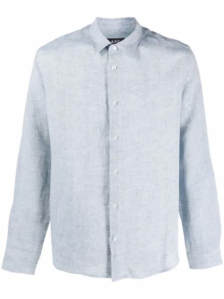 A.P.C. рубашка с длинными рукавами