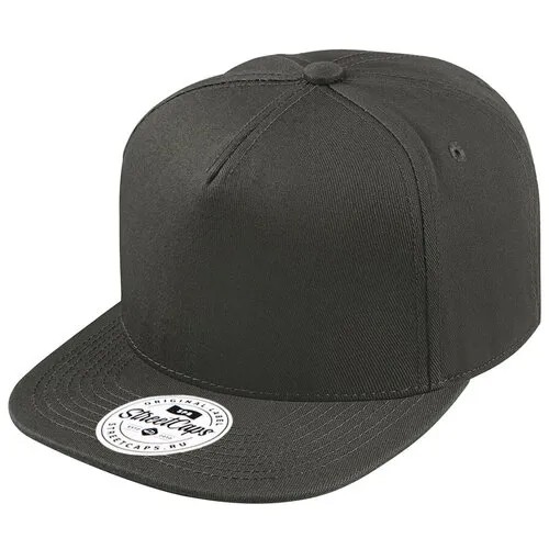 Бейсболка снэпбэк Street caps, хлопок, размер 55-60, коричневый