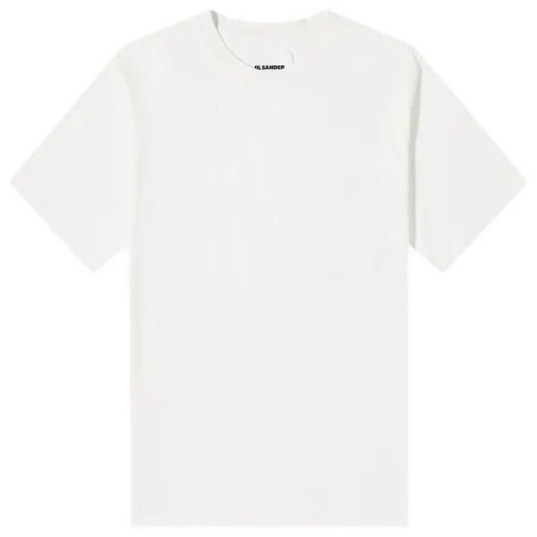 Футболка Jil Sander Back Logo T-Shirt, цвет Coconut