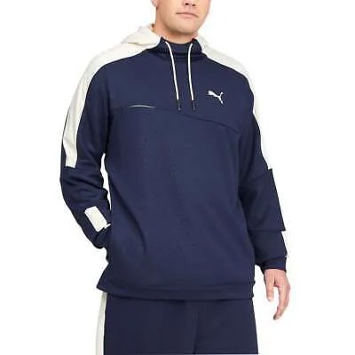 Puma Train Activate Pullover Hoodie Big Tall Мужская красная повседневная верхняя одежда 52145990