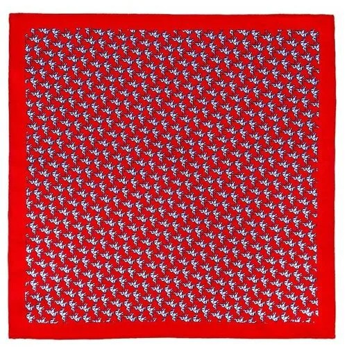 Карманный платок GREG Hanky-poly 33х33-красн. 908.1.60, цвет Красный, размер 33х33 см