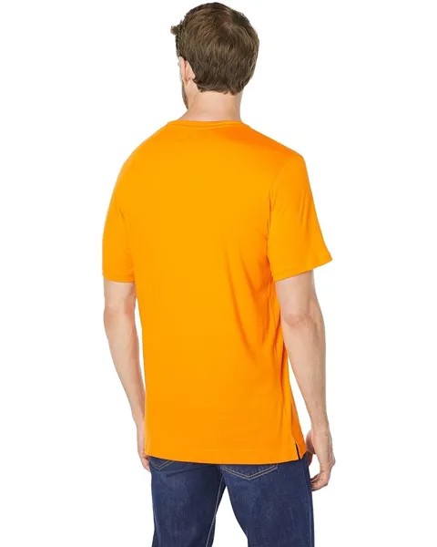 Футболка Robert Graham Myles Short Sleeve Knit T-Shirt, цвет Burnt Orange