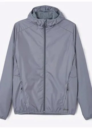Куртка дождевик мужская RUN RAIN серая, размер: M/RU46 KALENJI Х Decathlon