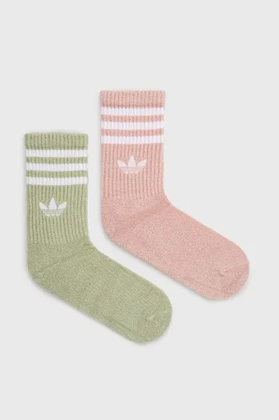 Носки (2 упаковки) adidas Originals, розовый