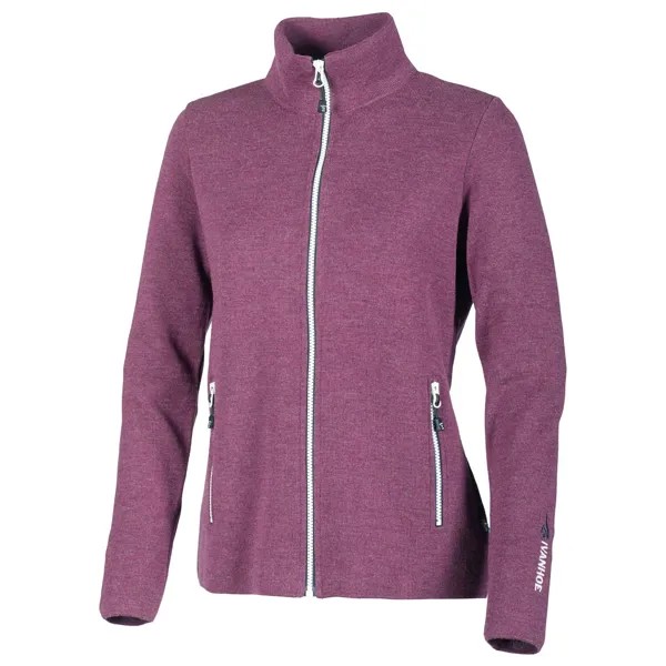 Куртка из мериноса Ivanhoe Of Sweden Women's Hedda Full Zip, фиолетовый