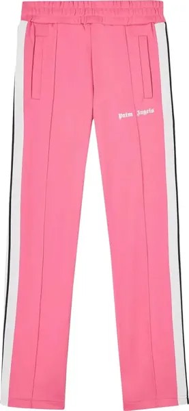 Брюки Palm Angels Track Pants 'Fuchsia/White', фиолетовый