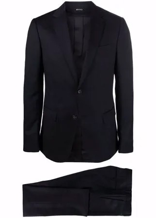 Z Zegna строгий костюм с однобортным пиджаком