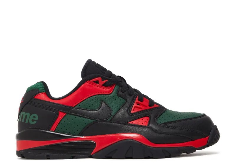 Кроссовки Nike Supreme X Air Cross Trainer 3 Low 'Black Gorge Green', черный