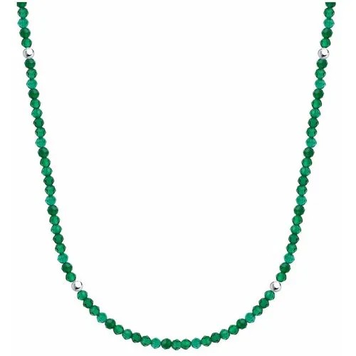 Колье Diamant, серебро, 925 проба, родирование, кварц, длина 36 см.