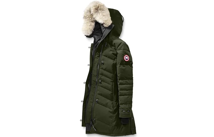 Женский пуховик Canada Goose, Армейский Зеленый