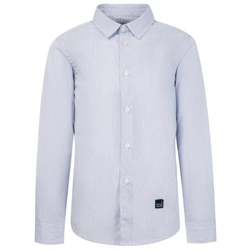 Рубашка Paolo Pecora размер 164, белый/синий