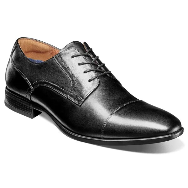 Мужские оксфорды Zaffiro со средним/широким мыском Florsheim, черный
