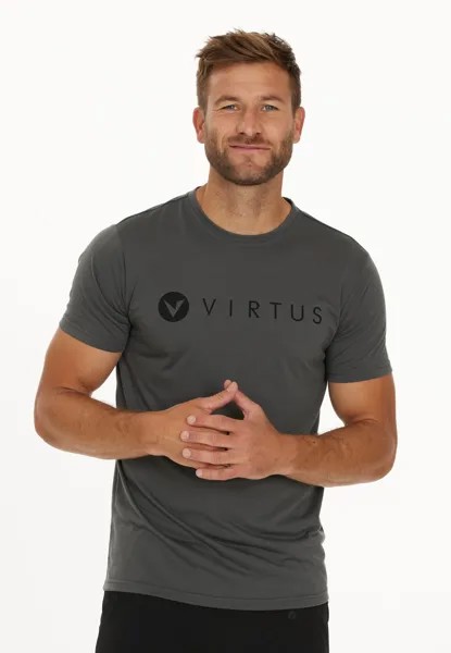 Футболка с принтом LOGO TEE VIRTUS, цвет dark shadow