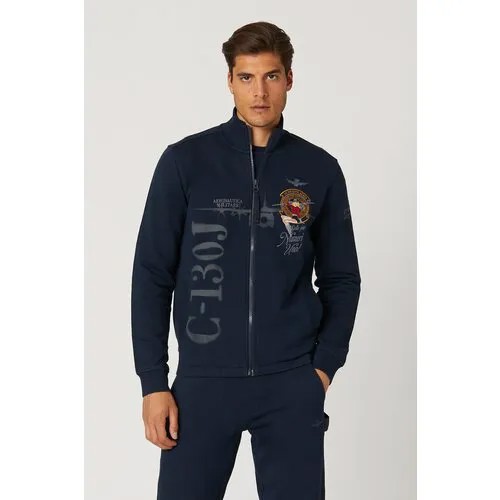 Олимпийка Aeronautica Militare Anywhere Anytime, размер S, синий
