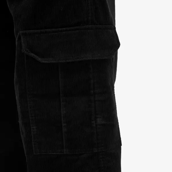 Вельветовые брюки-карго Acne Studios Paroy, черный