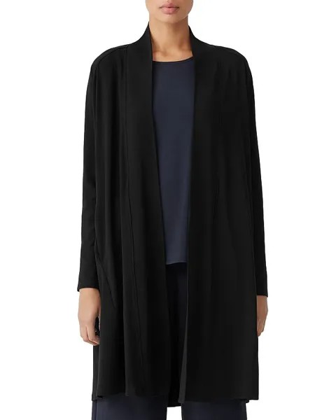 Длинный кардиган с драпировкой Eileen Fisher